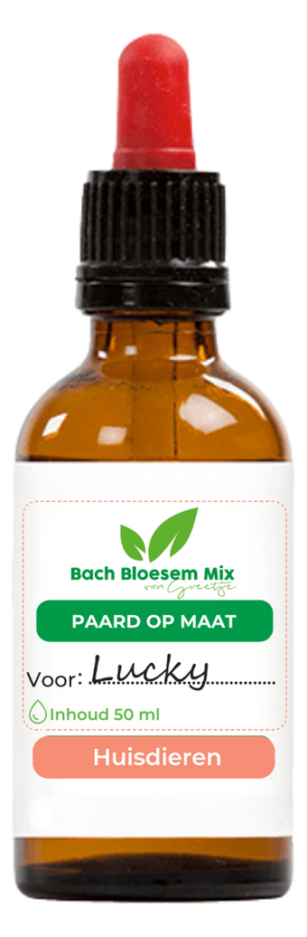 Bach Bloesem Mix Paard op maat