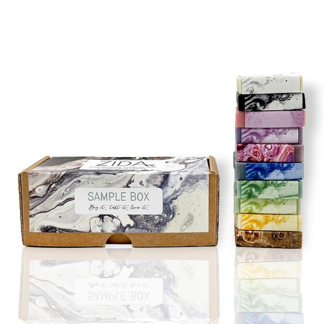 Zida Sample Box – 10 mini zeepjes