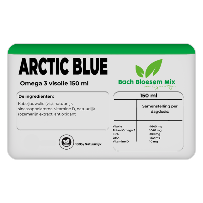 Arctic Blue Omega 3 pure visolie - 150 ml