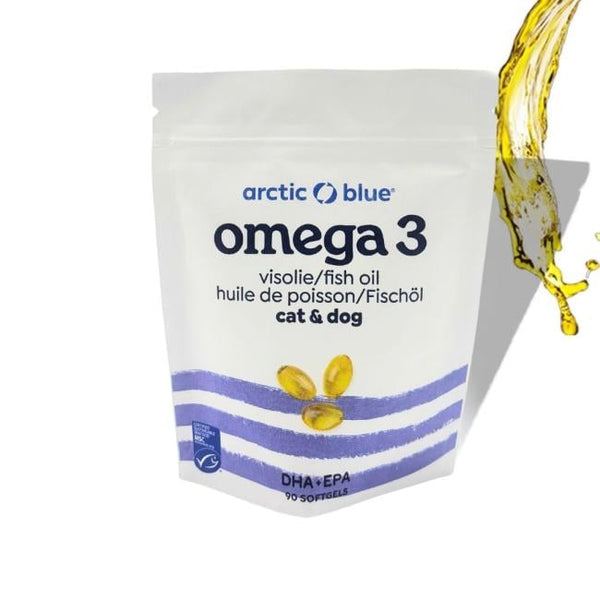 Arctic Blue Omega 3 visolie voor honden & katten - 90 capsules