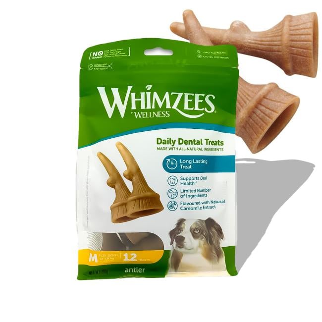 Whimzees kauwsnacks Antler S - 24 treats