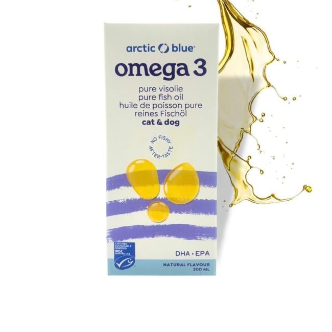 Arctic Blue Omega 3 pure visolie voor honden & katten - 300 ml