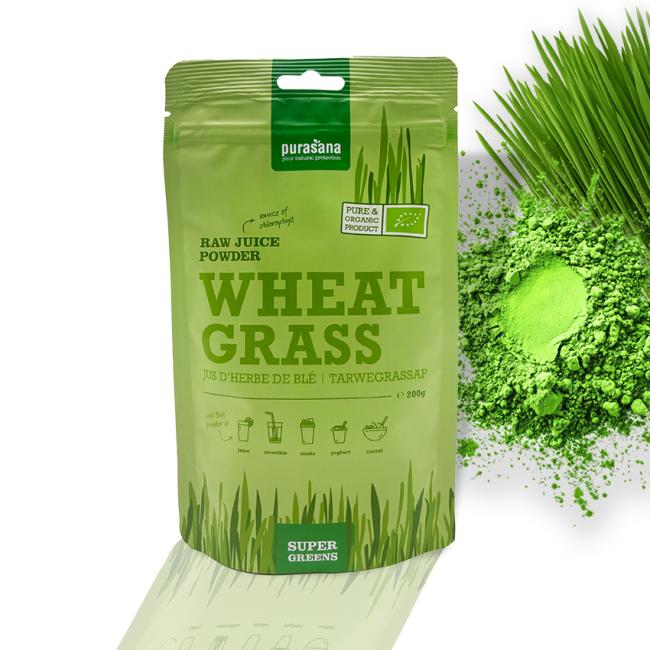 Purasana Wheat grass raw poeder - 200 gram