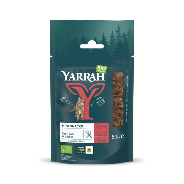 Yarrah - Mini Snack voor katten - 50 gram