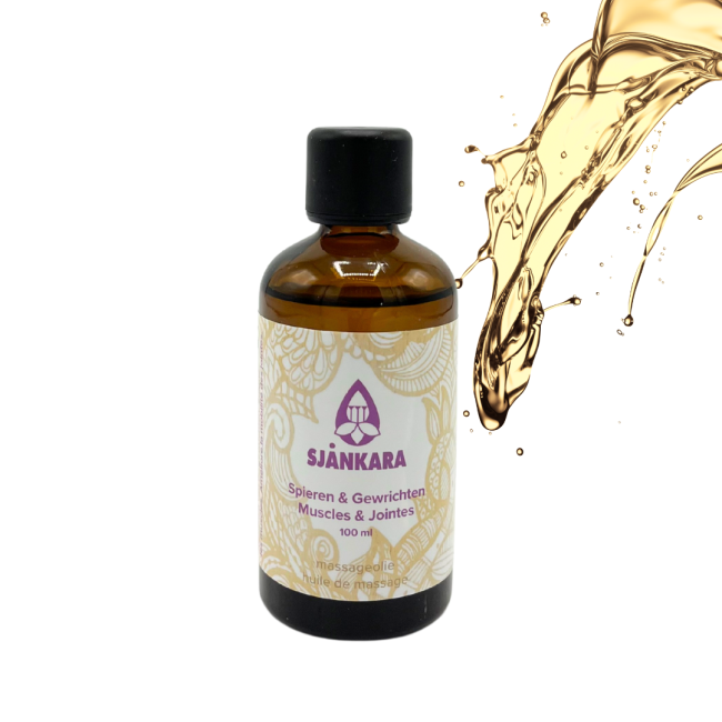 Sjankara Massage olie Spieren & Gewrichten – 100ml